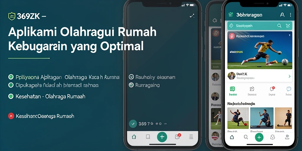 Antarmuka aplikasi 369ZK yang menarik untuk latihan olahraga rumah.