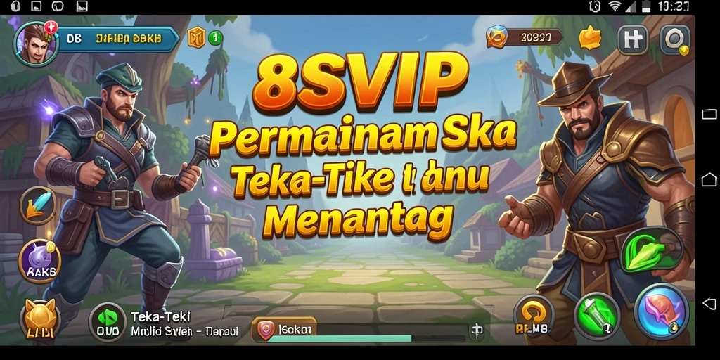Tampilan antarmuka permainan teka-teki 8SVIP yang menarik.