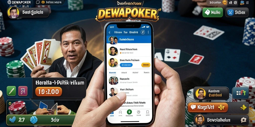 Tampilan antarmuka DEWAPOKER yang informatif dan menarik