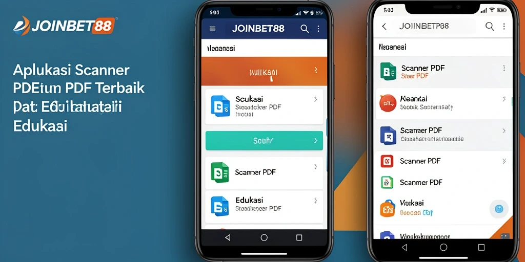 Tampilan antarmuka JOINBET88 saat melakukan pemindaian dokumen.
