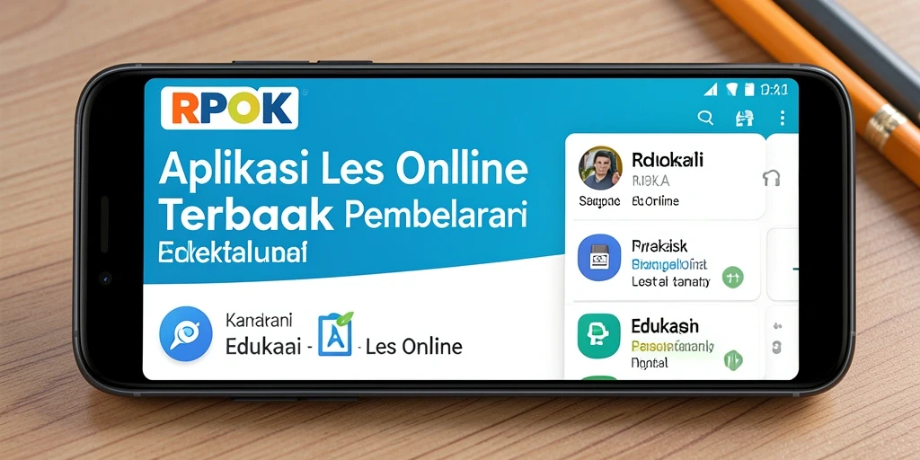 Antarmuka aplikasi RPOK yang intuitif dan ramah pengguna.