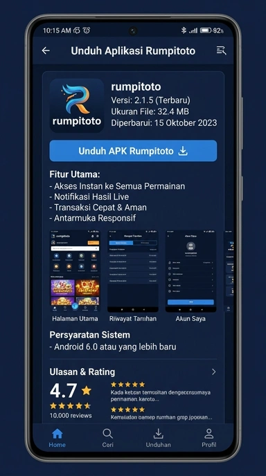 Panduan Unduh dan Instal APK Rumpitoto untuk Android